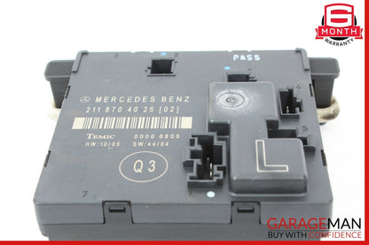 03-09 Mercedes W211 E550 E350 E63 AMG Rear Left Side Door Control Module Unit