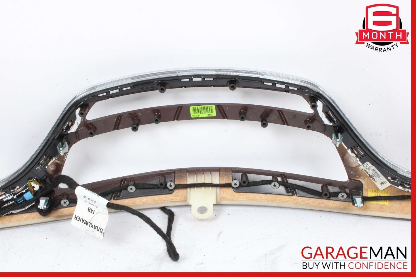 10-13 Mercedes W221 S550 S400 Dashboard Center Trim Molding Wood 2216807871 OEM