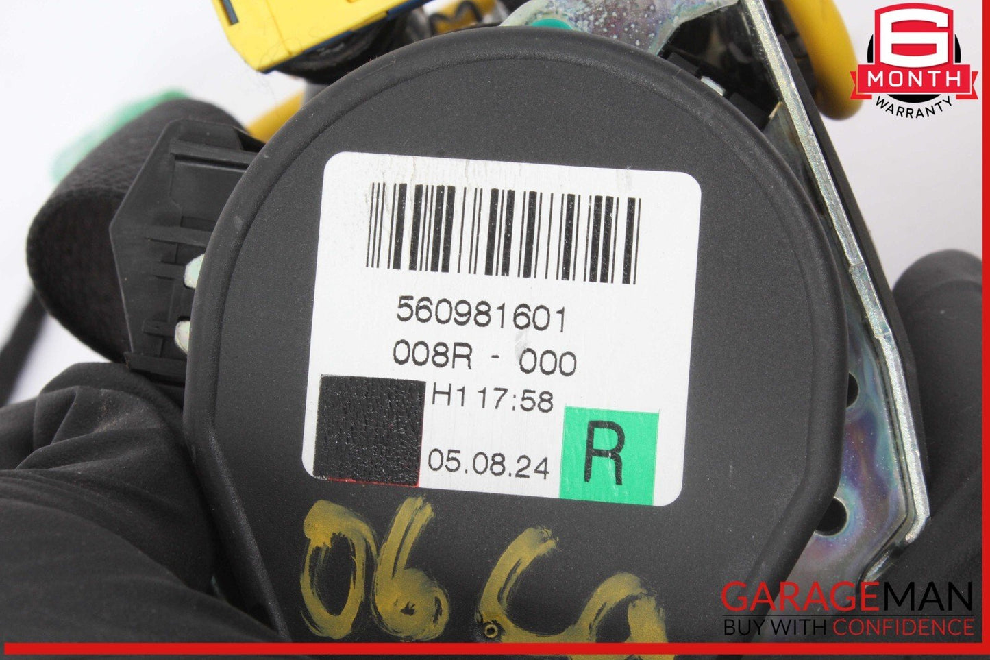03-06 Porsche Cayenne 955 Front Right Side Seatbelt Seat Belt Retractor OEM