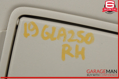 14-20 Mercedes X156 GLA250 Front Right Passenger Side Sunvisor Sun Visor OEM