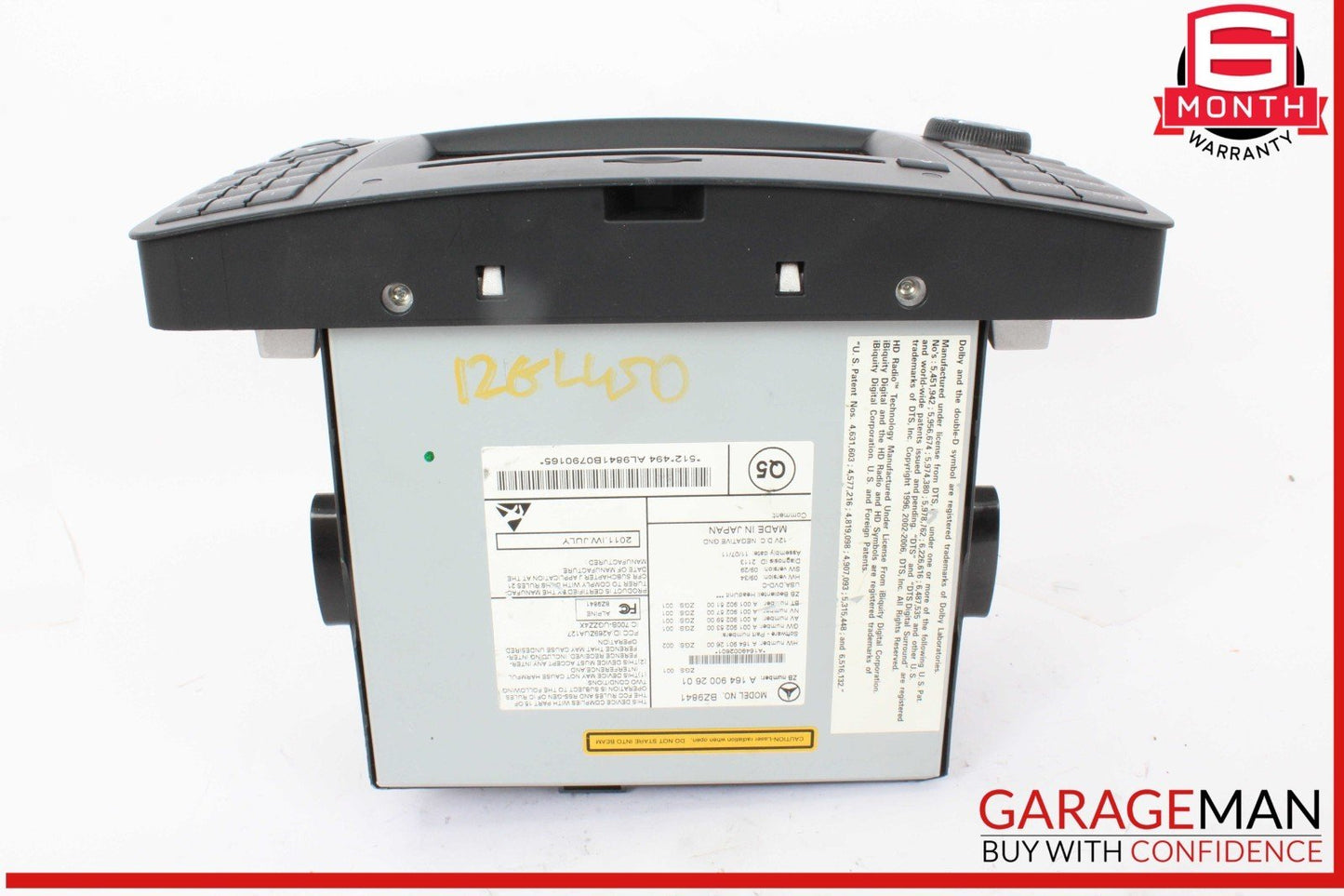 09-12 Mercedes X164 GL450 ML350 Command Head Unit Navigation Radio CD Player OEM
