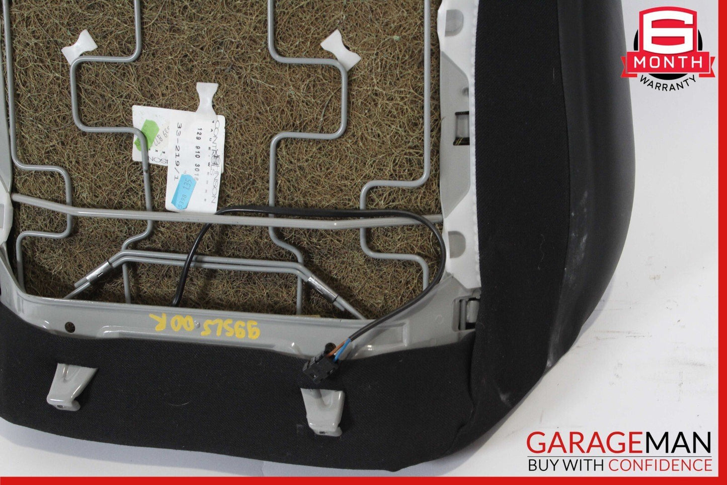 96-02 Mercedes R129 SL500 Front Right Side Top Upper Seat Cushion Black