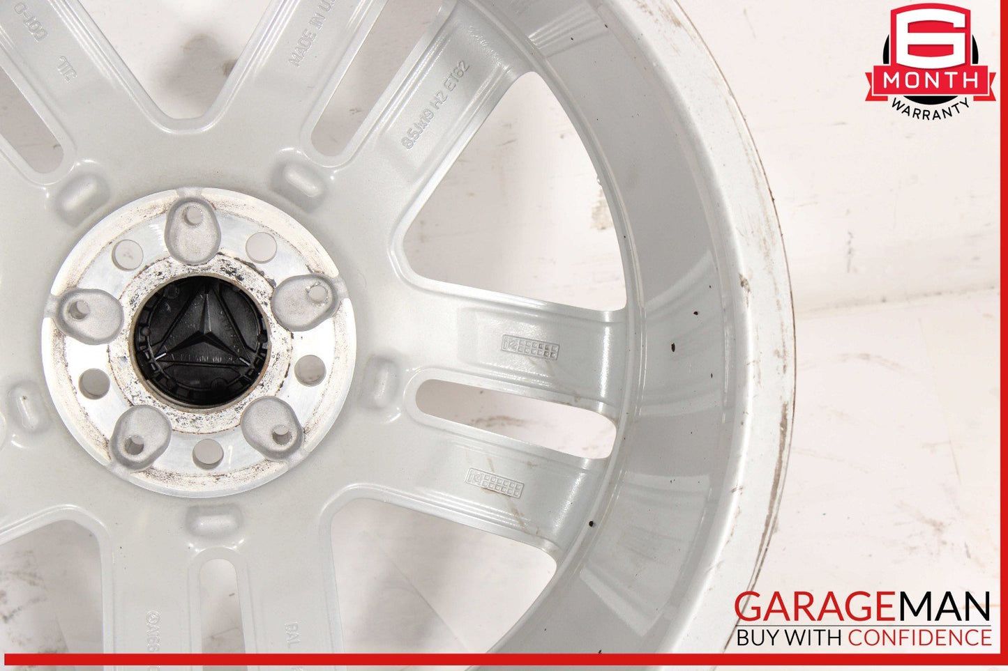 13-19 Mercedes X166 GL450 8.5 x 19 19" Wheel Rim Silver 1664011302 OEM