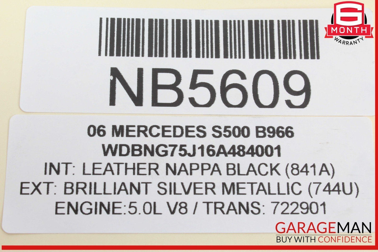 00-13 Mercedes W220 S500 GLK500 Engine Throttle Valve Body 1131410125 OEM