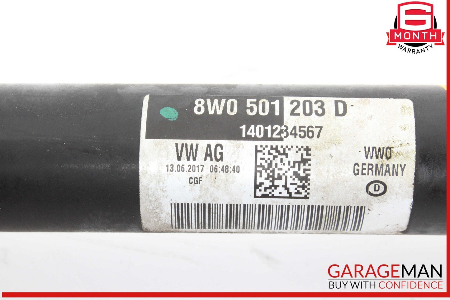 17-24 Audi A5 A4 Rear Left or Rear Right Side CV Axle Shaft 8W0501203D OEM