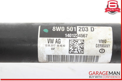 17-24 Audi A5 A4 Rear Left or Rear Right Side CV Axle Shaft 8W0501203D OEM