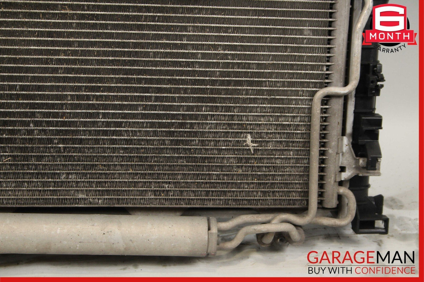 03-09 Mercedes CLS550 E500 Engine Cooling Radiator AC A/C Condenser Assembly OEM