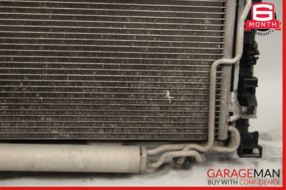03-09 Mercedes CLS550 E500 Engine Cooling Radiator AC A/C Condenser Assembly OEM