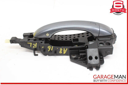 11-18 Audi A8 S8 Rear Left Driver Side Exterior Door Handle Gray 4H0839885 OEM