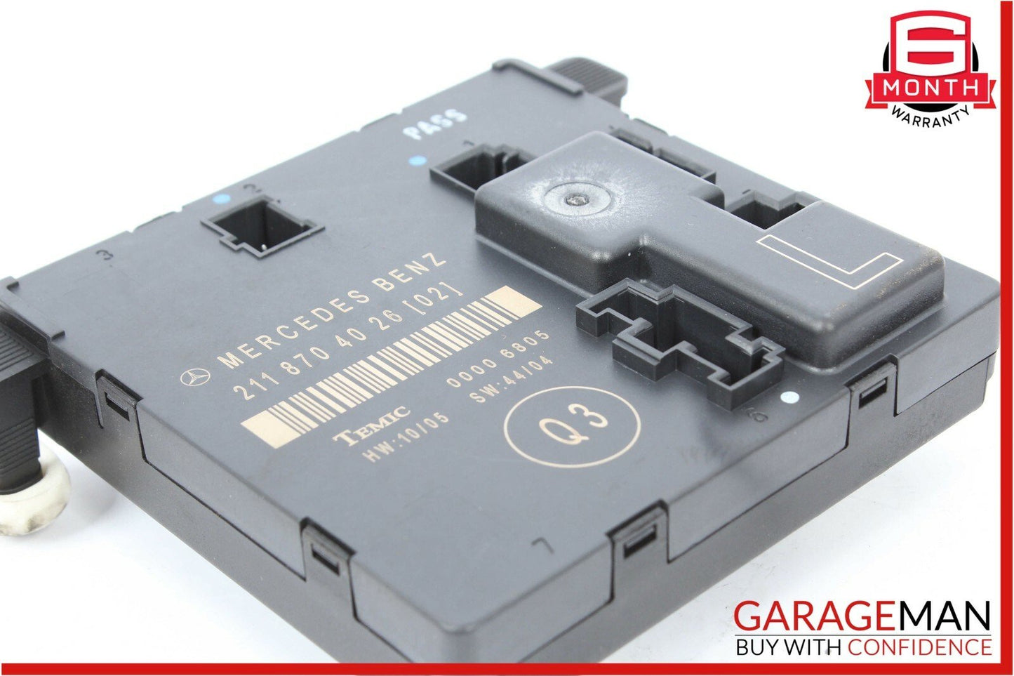 03-09 Mercedes W211 E350 E63 AMG Rear Left Driver Side Door Control Module Unit