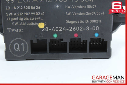 08-18 Mercedes W204 C250 C300 GLK350 E350 Rear Right Side Door Control Module