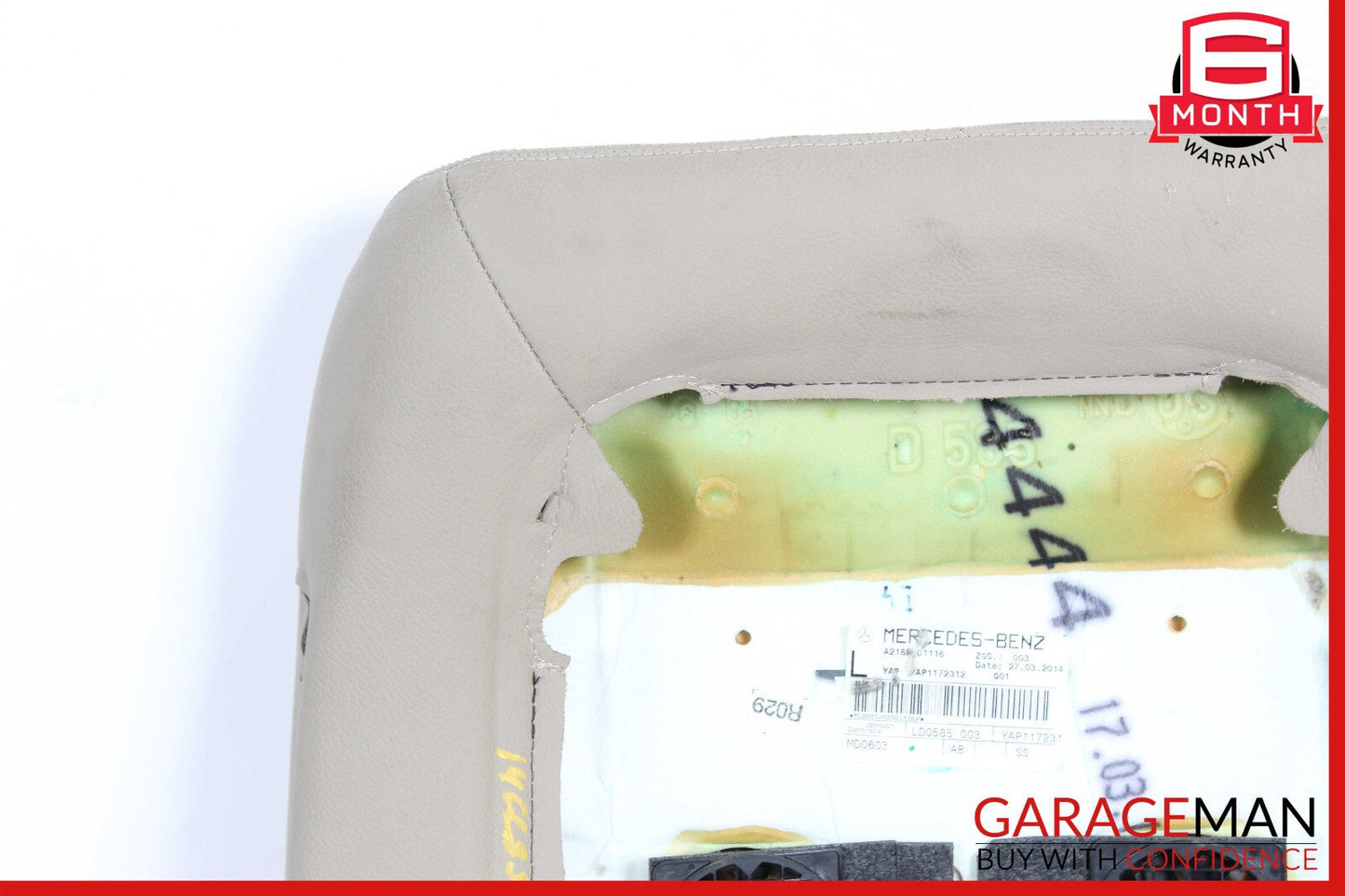 12-14 Mercedes W218 CLS550 Top Upper Seat Cushion Front Left Side OEM