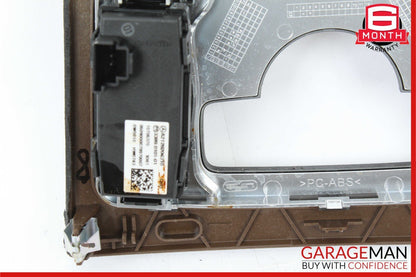 10-13 Mercedes W212 E350 E400 E63 Center Console Switch Trim Cover Bezel Wood