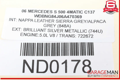 00-06 Mercedes W220 S500 4MATIC Front Left or Right Side Door Sound Speaker OEM