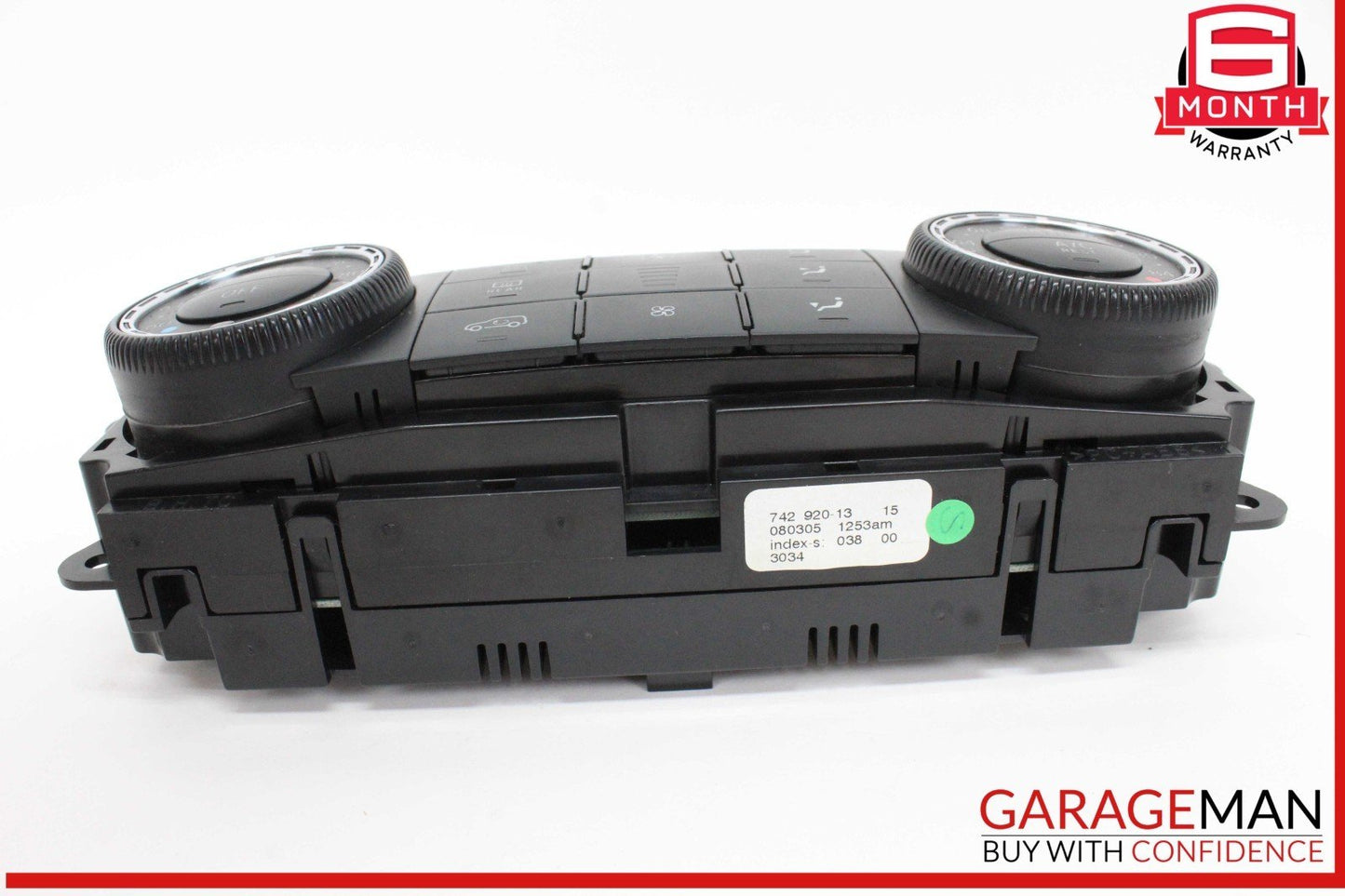 06-13 Mercedes X164 GL450 4MATIC Front A/C AC Heater Climate Control Switch OEM