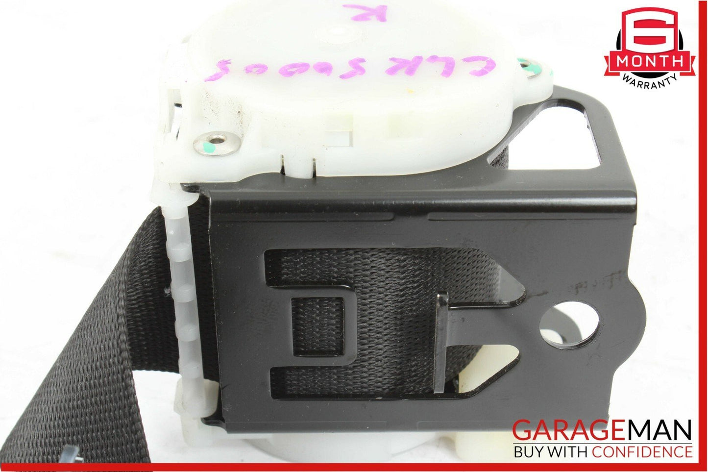 03-09 Mercedes W209 CLK500 Rear Left Seatbelt Seat Belt Retractor Black