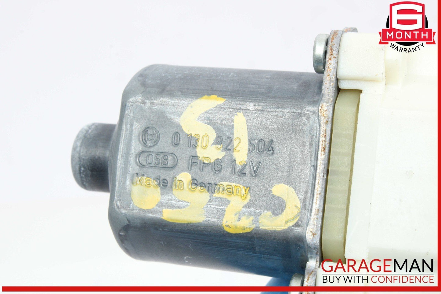 08-14 Mercedes W204 C250 Rear Right Passenger Side Window Regulator Motor OEM