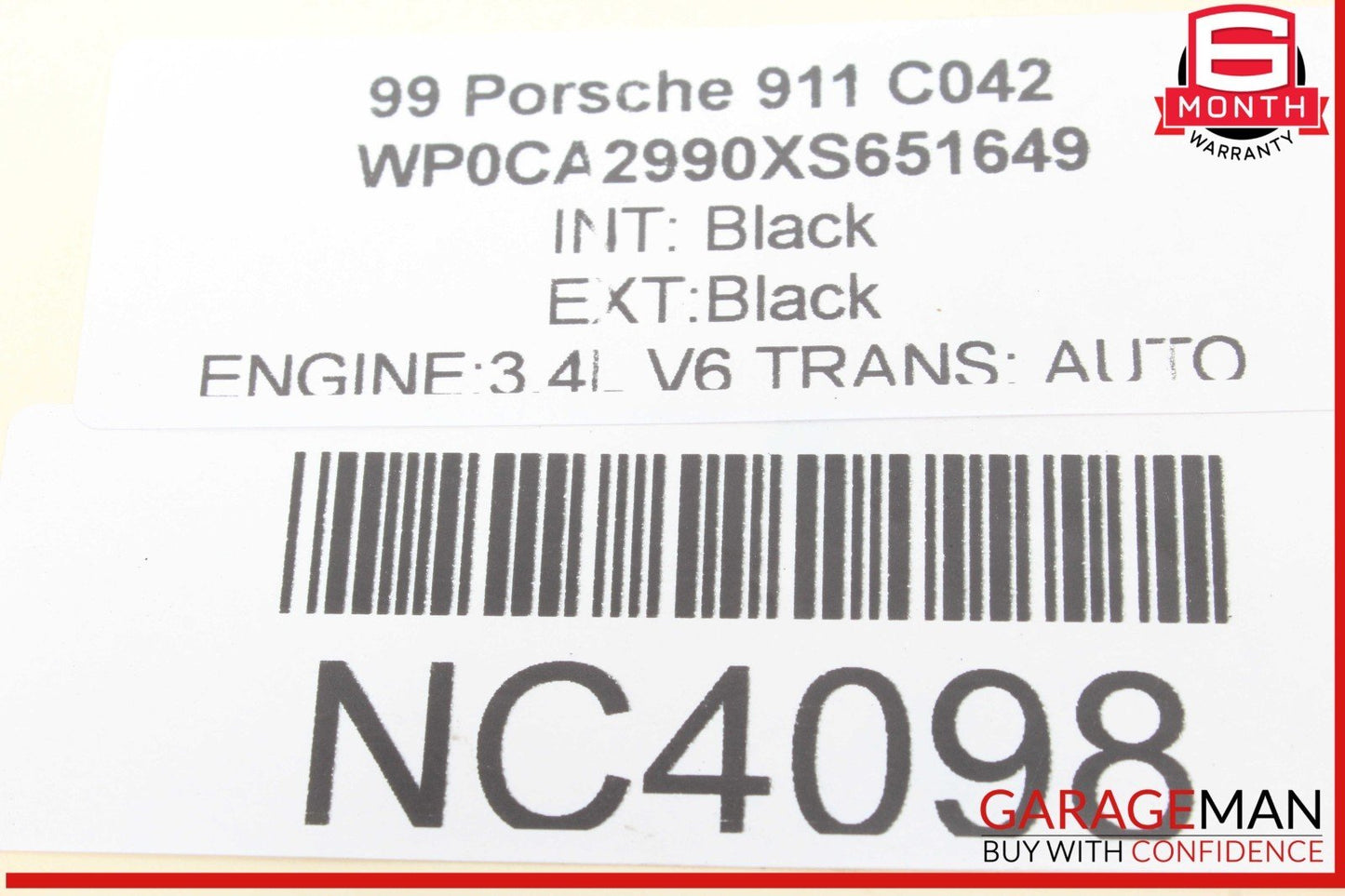 99-04 Porsche 911 996 Rear Left or Right Side Strut Shock Spring OEM