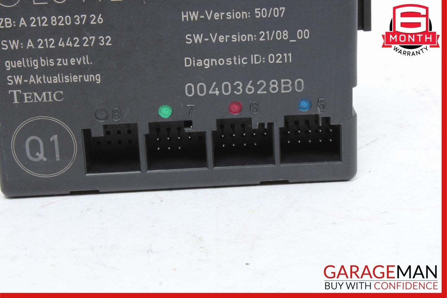 08-15 Mercedes W212 E350 C350 Front Left Side Door Control Module 2128203385 OEM