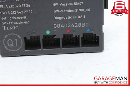 08-15 Mercedes W212 E350 C350 Front Left Side Door Control Module 2128203385 OEM