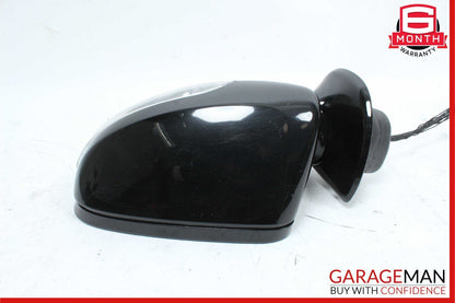 07-09 Mercedes W211 E350 E550 Front Left Side Mirror Door Rear View Black OEM