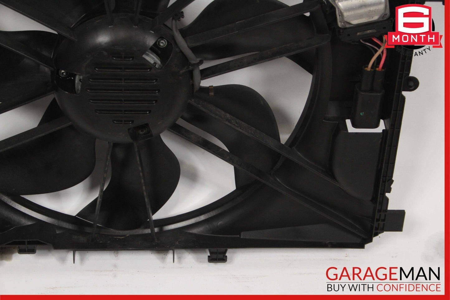 08-11 Mercedes W204 C300 Engine Cooling Radiator Fan Shroud Motor Assembly OEM