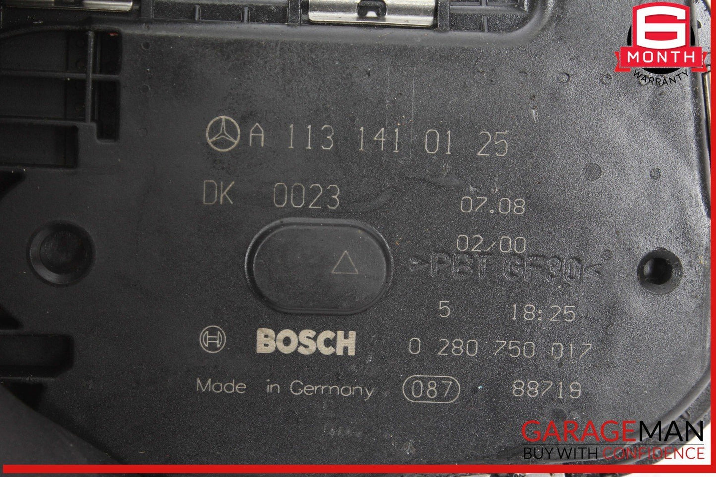 00-13 Mercedes W212 E350 S500 Engine Throttle Valve Body 1131410125 OEM
