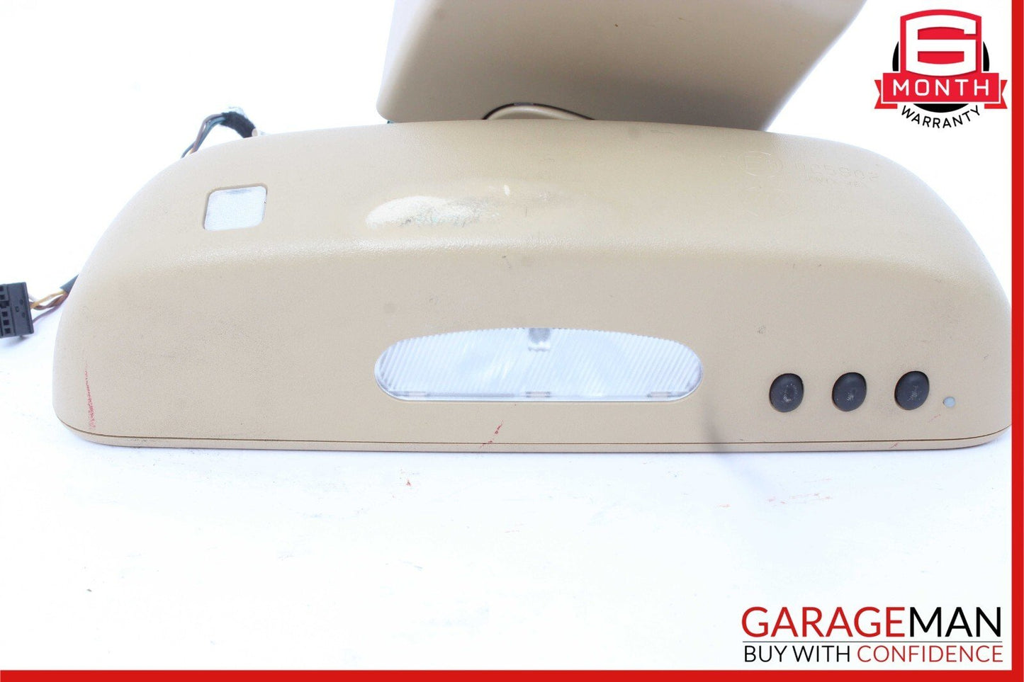 07-09 Mercedes W221 S550 S65 AMG Top Upper Rear View Mirror Brown 2218110007 OEM