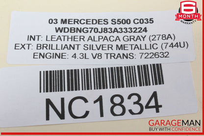 00-06 Mercedes W220 S500 ML320 ML500 E55 AMG Voice Command Control Module Unit
