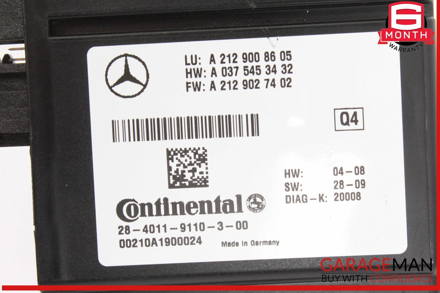 10-13 Mercedes W221 S400 Hybrid Distronic Adaptive Cruise Control Module OEM