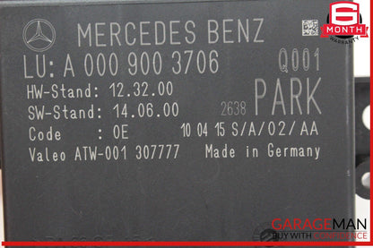 14-16 Mercedes W212 E400 E350 Park Parking Assist Control Module 0009003706 OEM