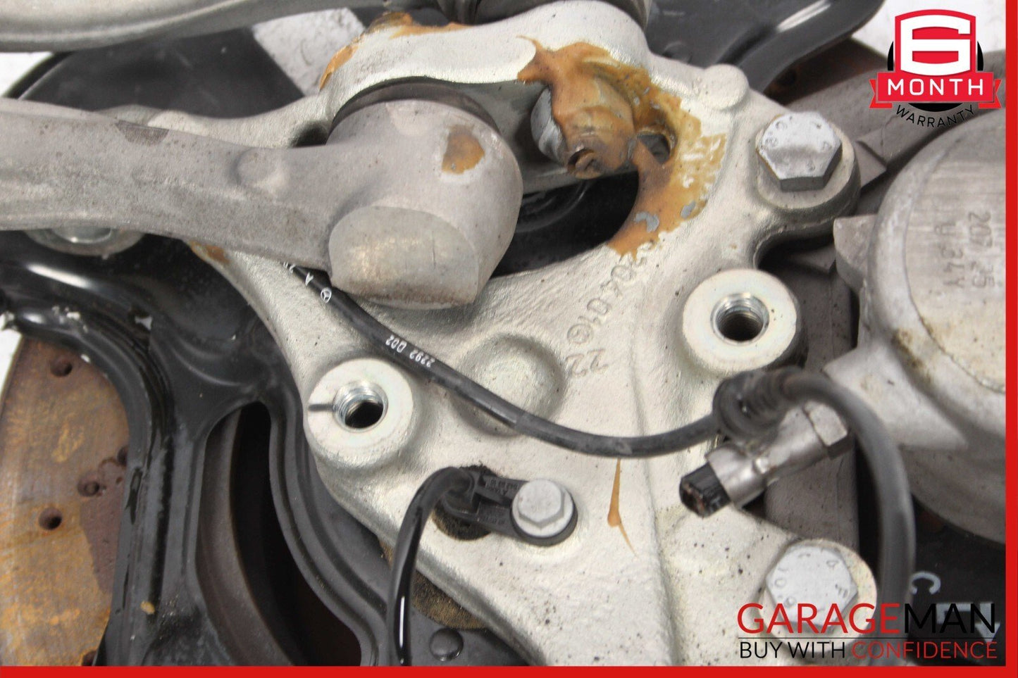 08-14 Mercedes W204 C250 Front Left Spindle Knuckle Hub Brake Rotor Disc Assy