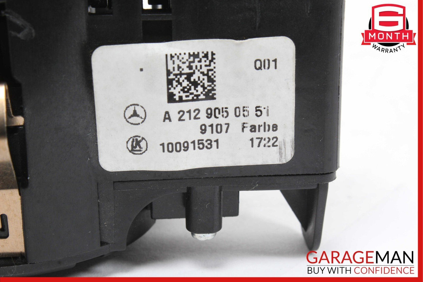 08-18 Mercedes GLK350 C250 C350 Headlight Fog Light Switch Control Module Assy