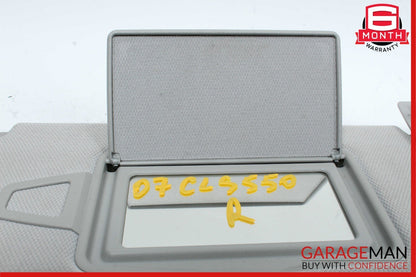 06-11 Mercedes W219 CLS550 Front Right Side Sunvisor Sun Visor Shade Gray OEM