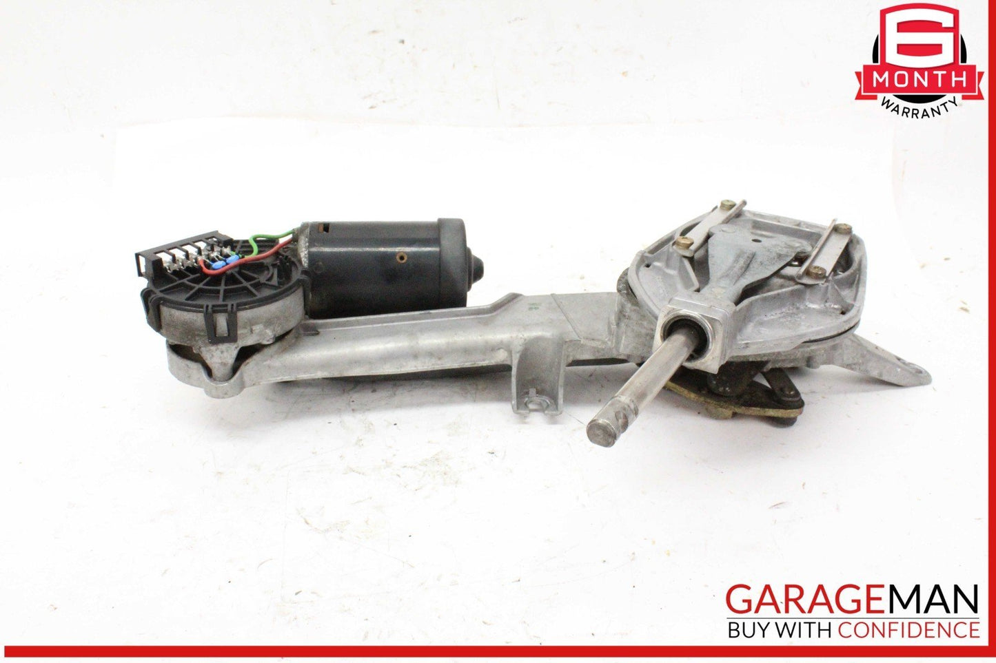 96-02 Mercedes W210 E320 E430 Front Windshield Wiper Linkage w/ Motor Bosch OEM