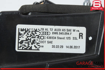 18-24 Audi A5 S5 RS5 Rear Right Side Inner Tail Light Lamp 8W6945094A OEM