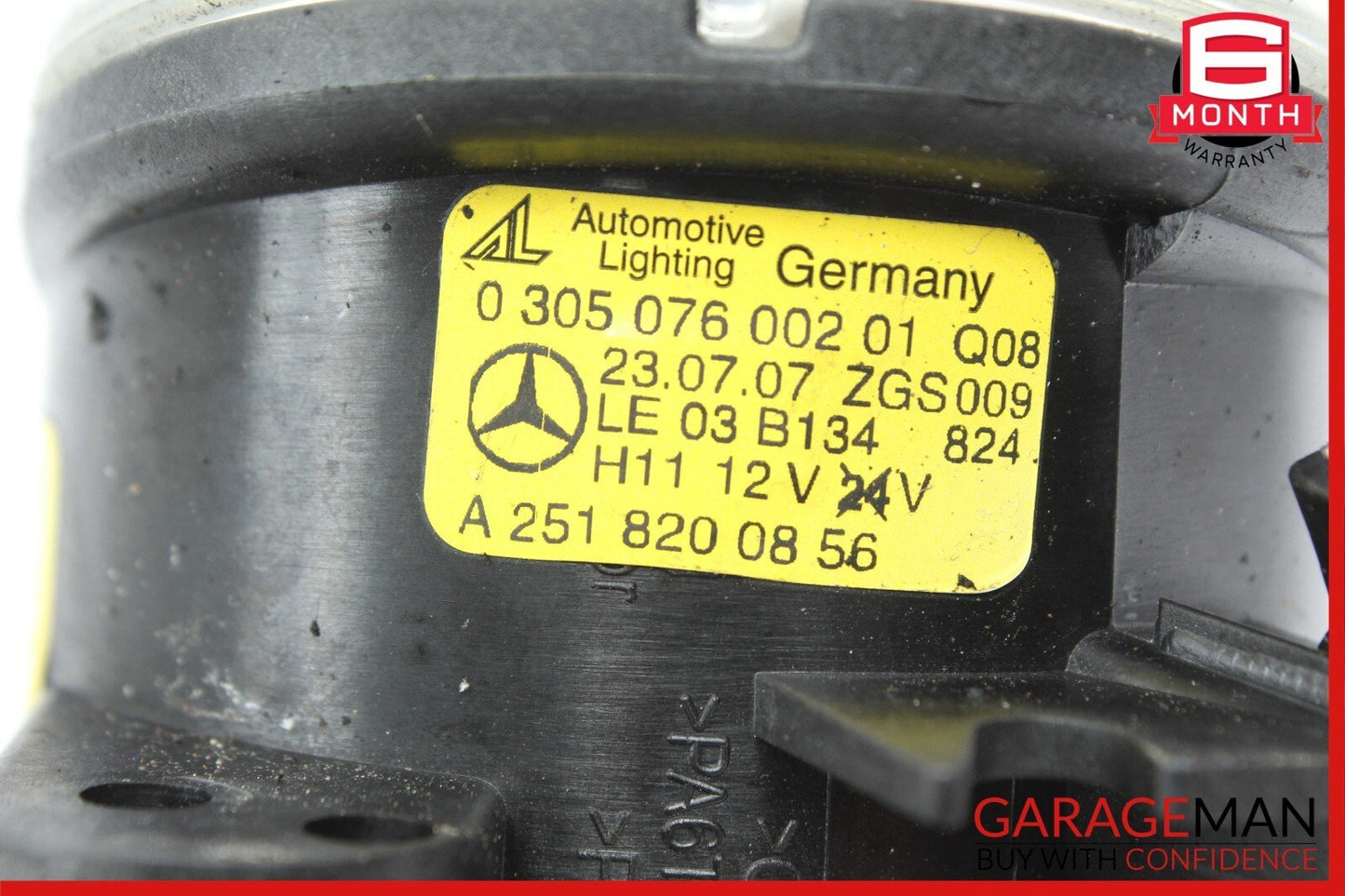 06-12 Mercedes W204 C300 Front Right Passenger Side Bumper Fog Light Lamp OEM