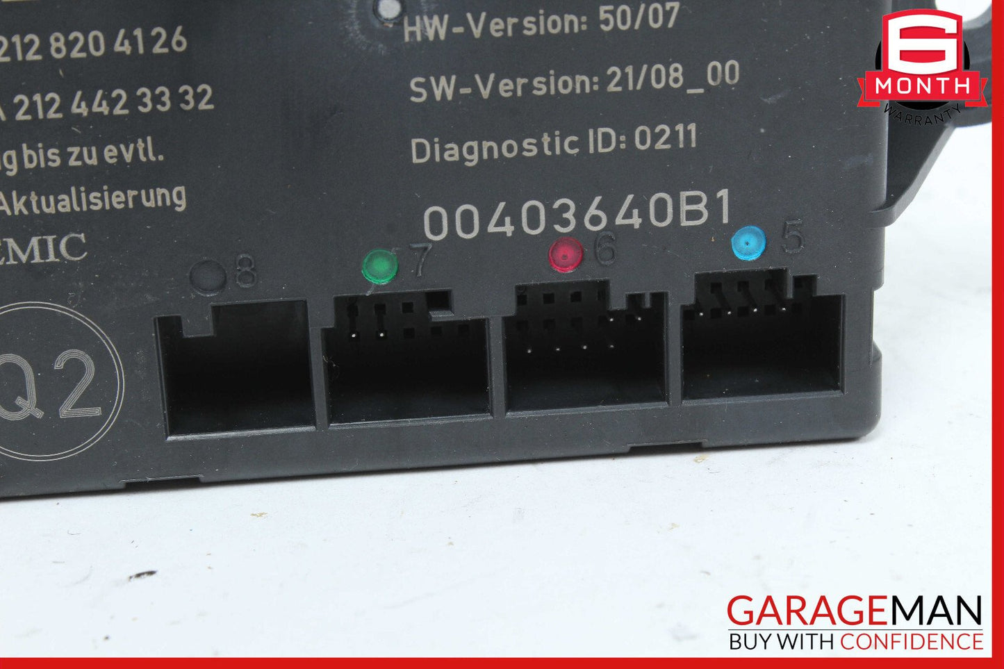 08-15 Mercedes X204 GLK350 C350 Rear Left Side Door Control Module OEM