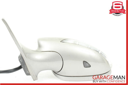 06-08 Mercedes W219 CLS500 Front Left Side Mirror Door Rear View Cubanite Silver