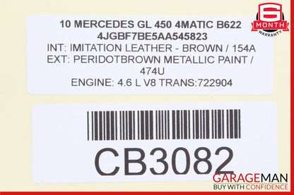 06-13 Mercedes R350 GL450 Dash Head Light Headlight Control Switch Module Unit