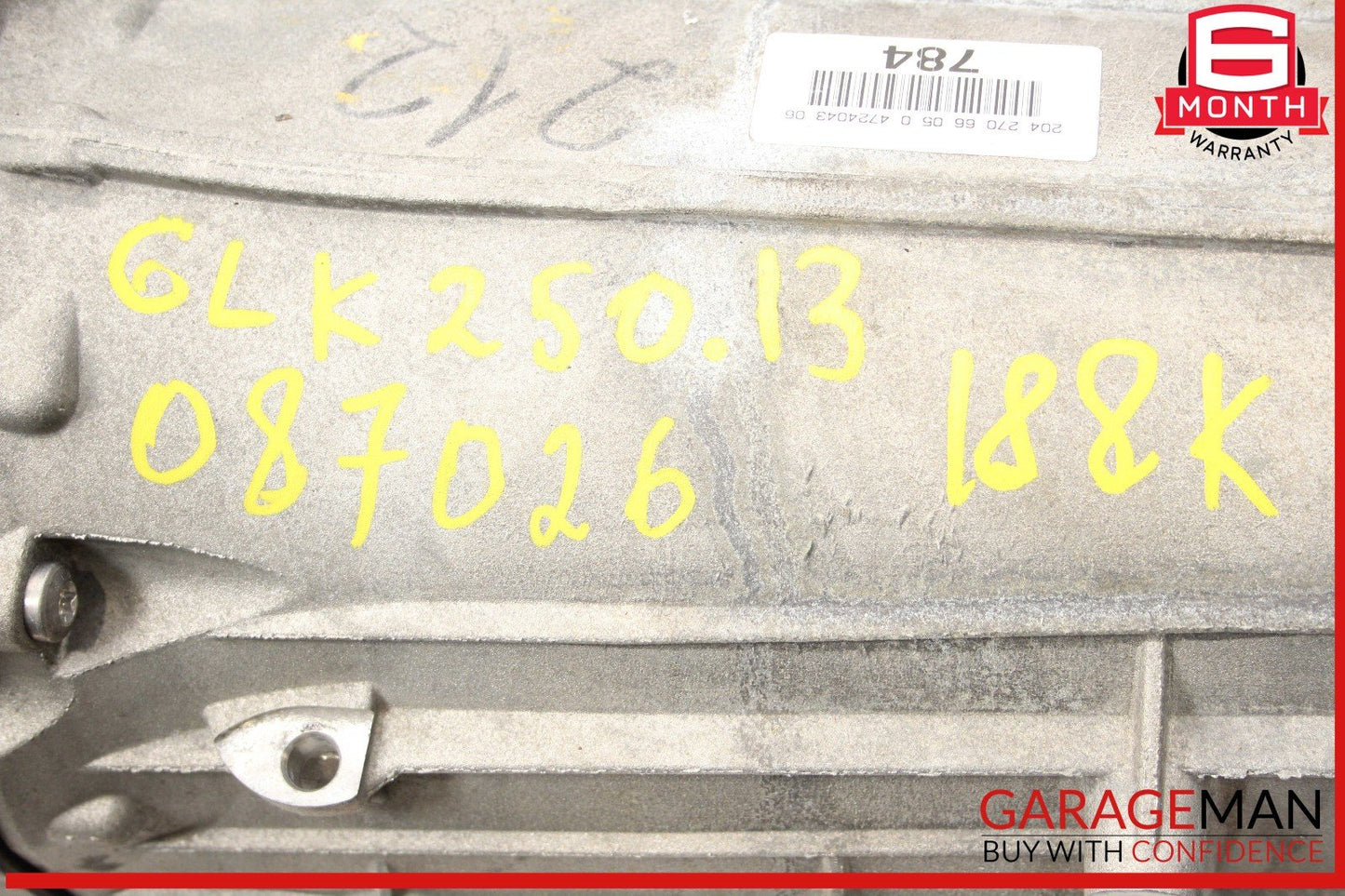 13-15 Mercedes X204 GLK250 Automatic Transmission 722.965 OEM 188k