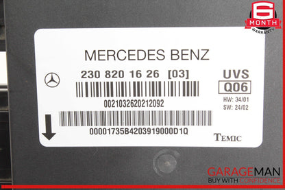 03-08 Mercedes R230 SL500 SL65 AMG Roof Convertible Top Module Control Unit OEM