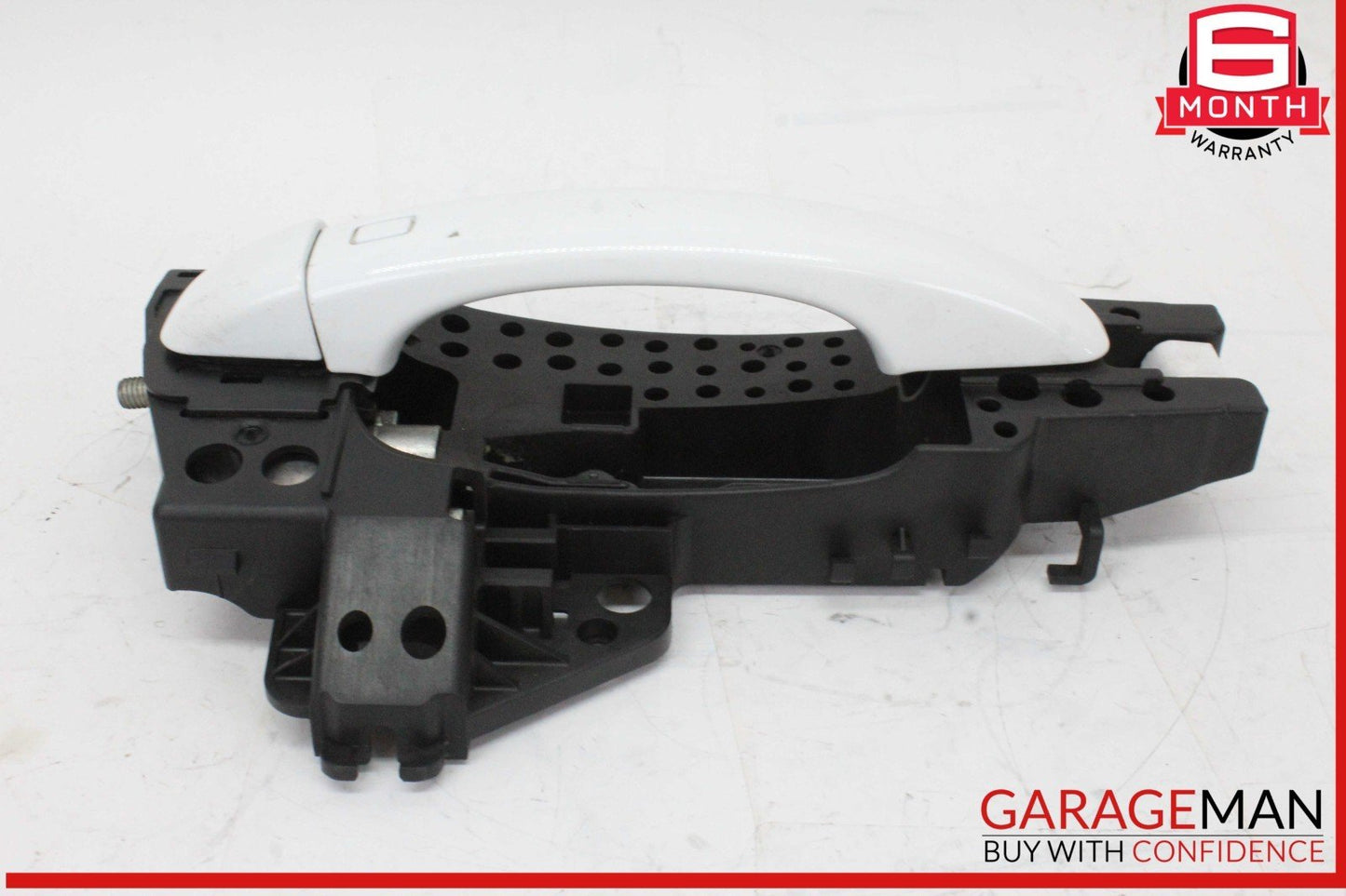 09-16 Audi A4 A5 Right Passenger Side Exterior Door Handle White 8T0837886A OEM
