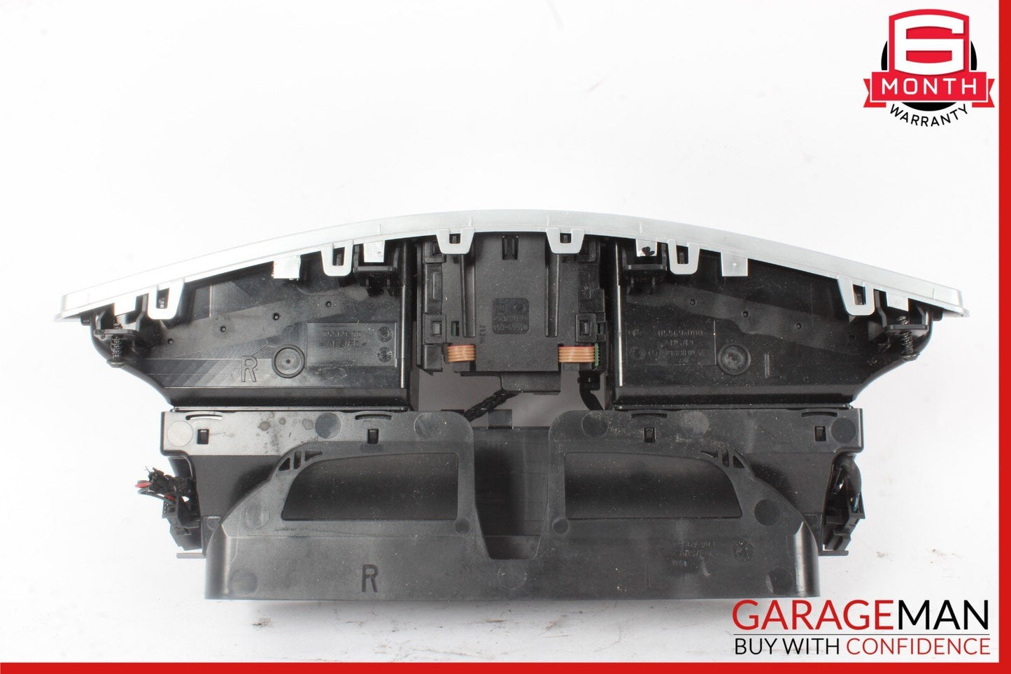 07-13 Mercedes W221 S550 S450 Center Dash A/C Air Vent Trim Clock Assembly OEM