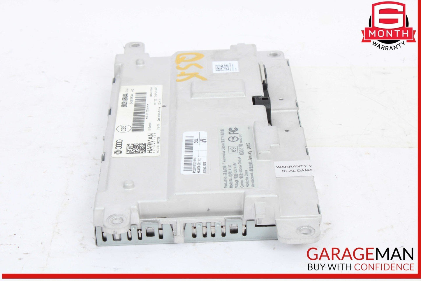 09-17 Audi Q5 S4 Front Dashboard Info Navigation Display Screen Monitor OEM