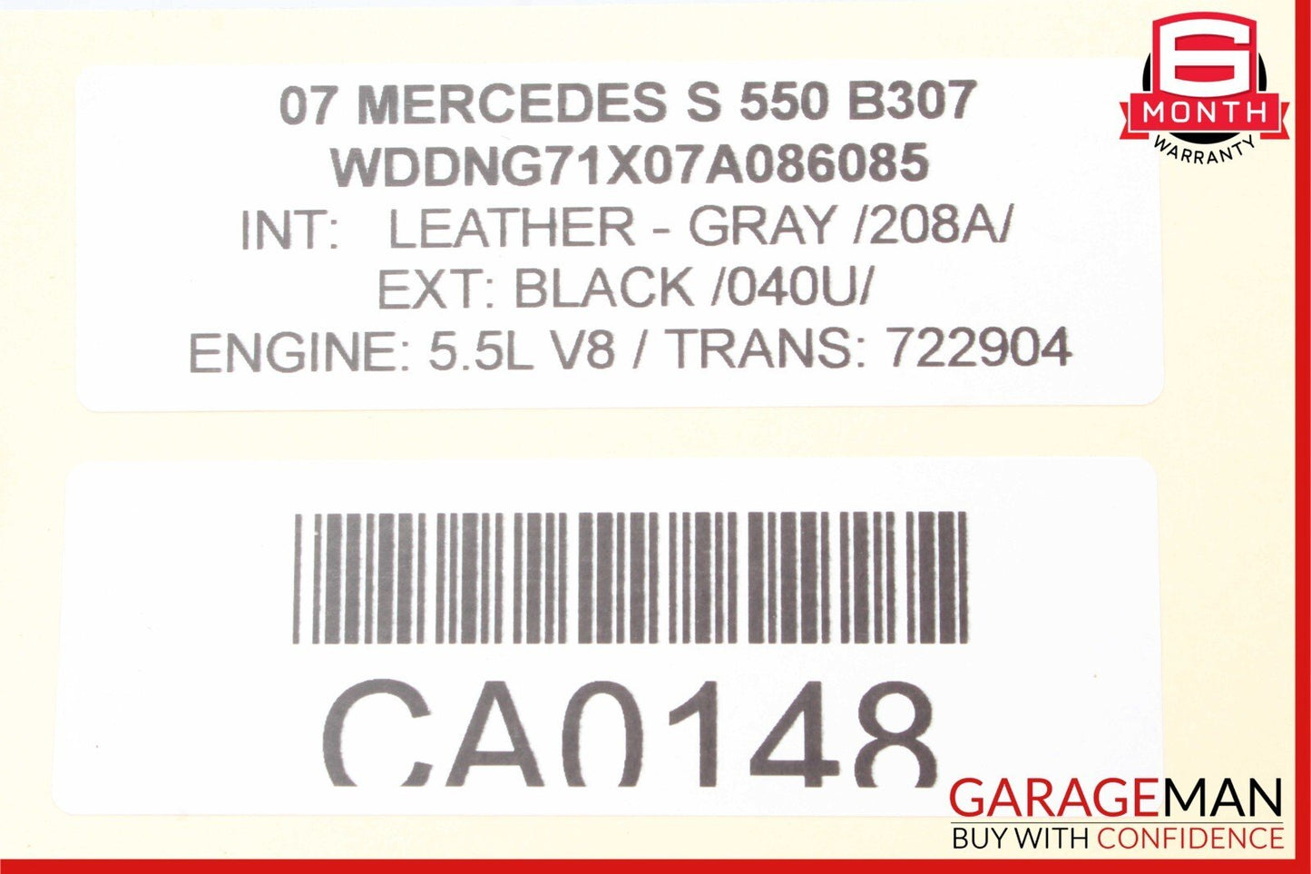 07-14 Mercedes W221 S550 CL550 Front Right Dash A/C Air Vent Trim Grille Gray