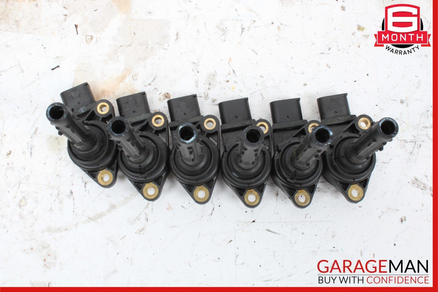 05-13 Mercedes R171 SLK300 C300 M272 Ignition Coil Spark Plug Set of 6 Pc OEM