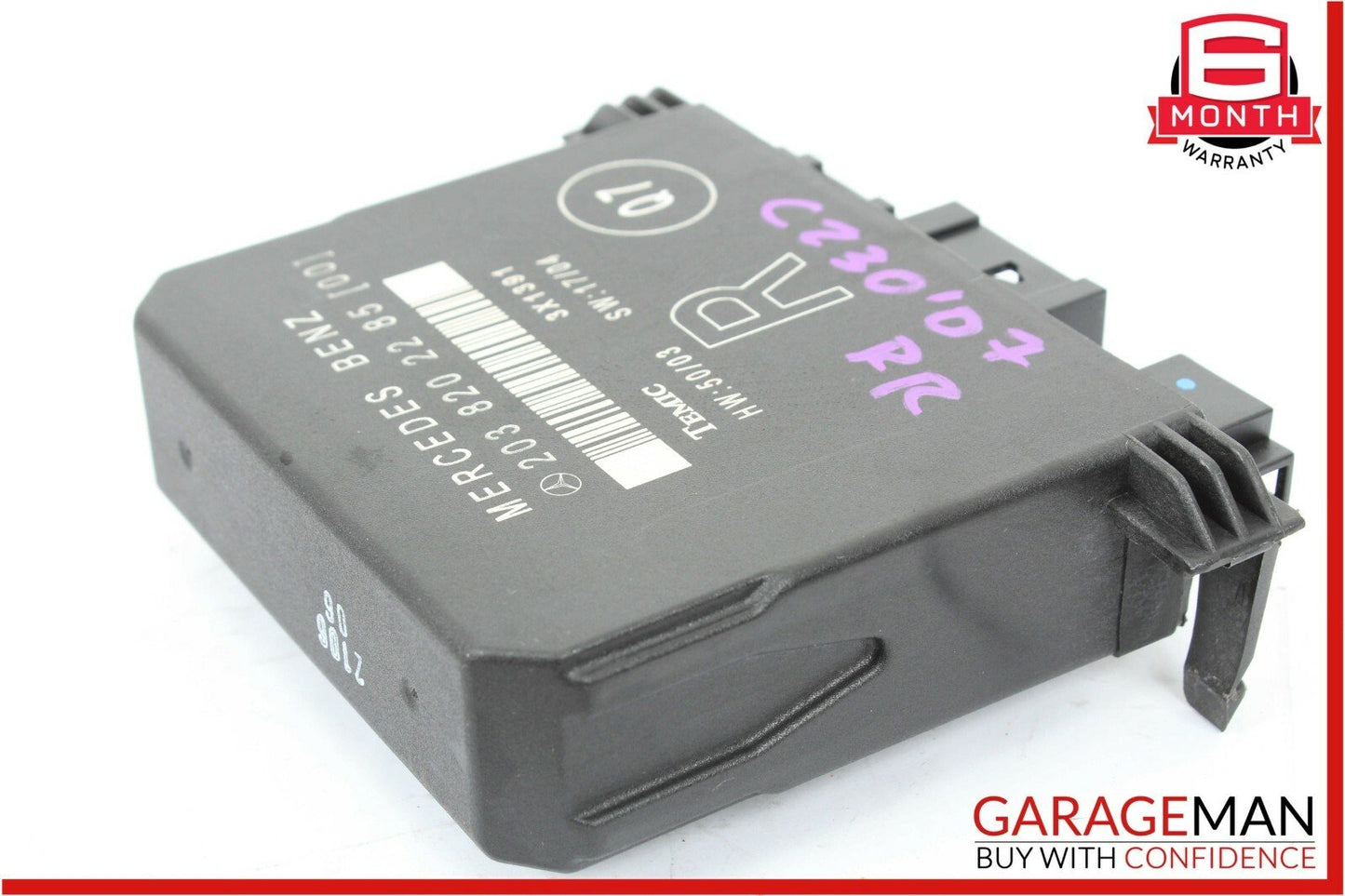 01-07 Mercedes W203 C230 C320 Rear Right Side Door Computer Control Module OEM