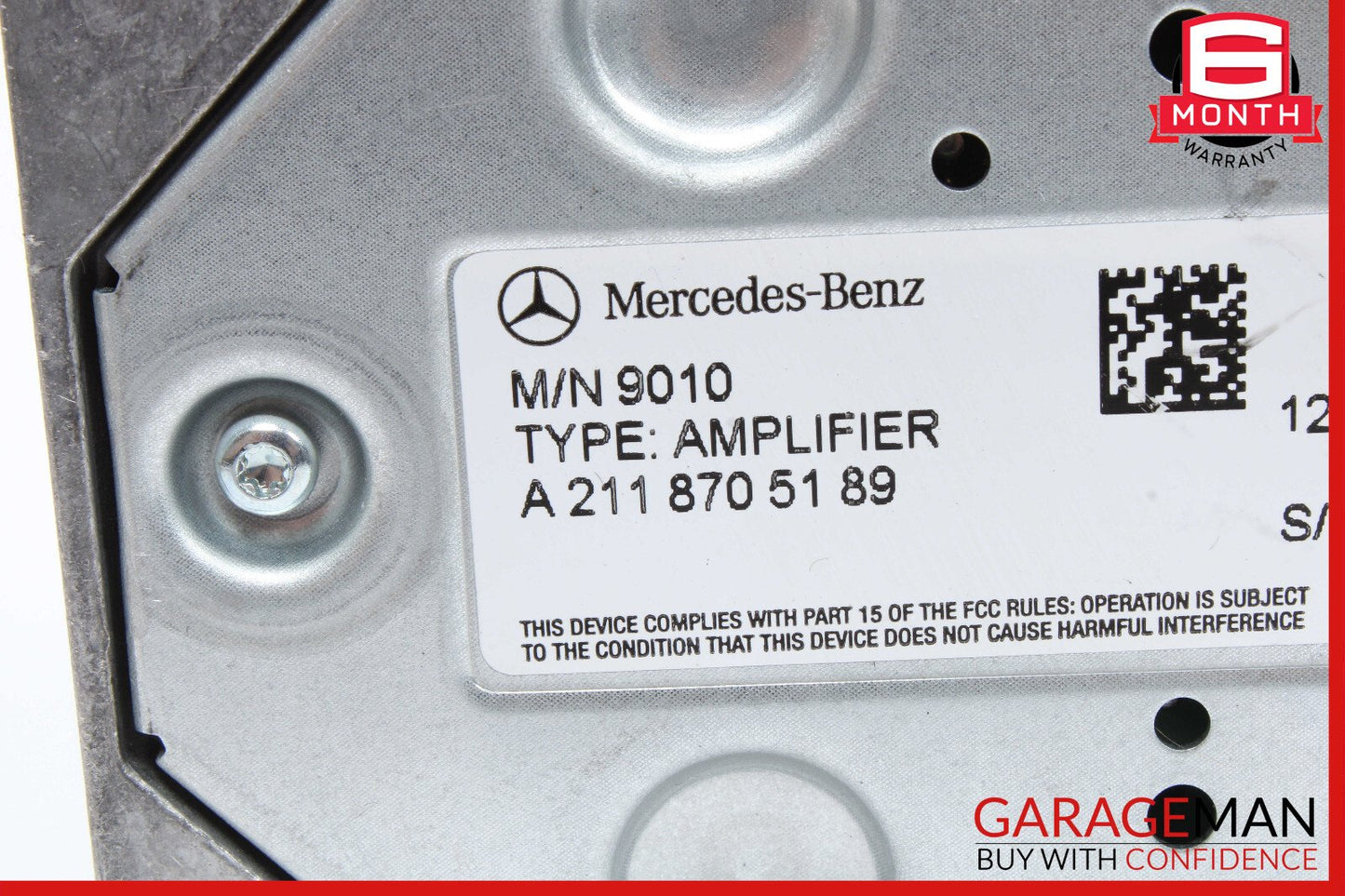 08-18 Mercedes W212 E350 GL450 R350 Subwoofer Amp Amplifier Harman Becker OEM
