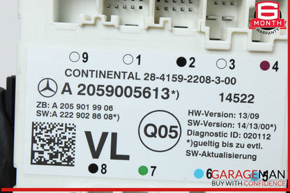 15-18 Mercedes W205 C300 C350e Front Left Side Door Control Module Unit OEM